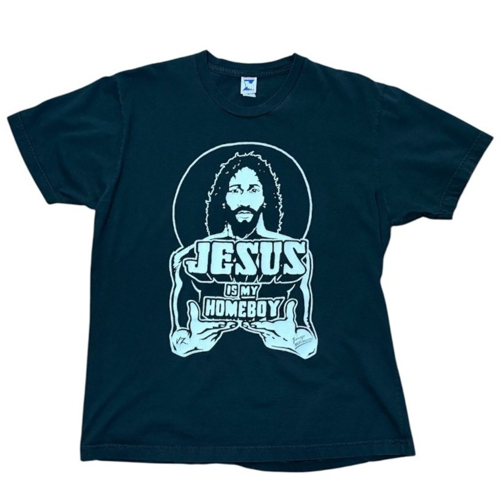 Vintage Y2K Teenage Millionaire Jesus Is My Homeboy Streetwear Graphic T-shirt